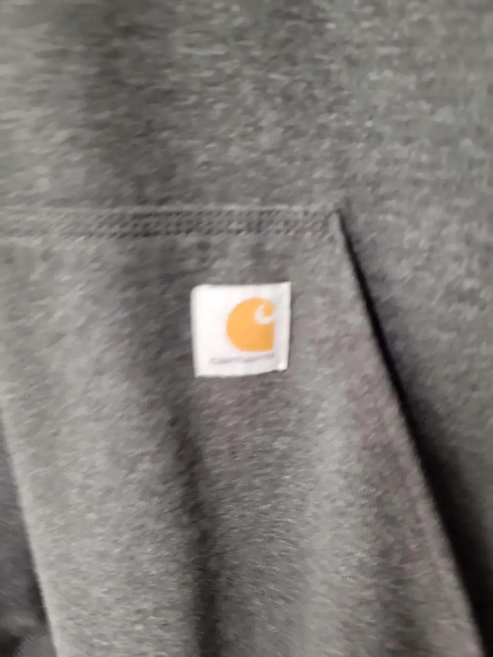 Carhartt Original Fit Hoodie Sweatshirt Charcoal Gray Size XL - Picture 2 of 5